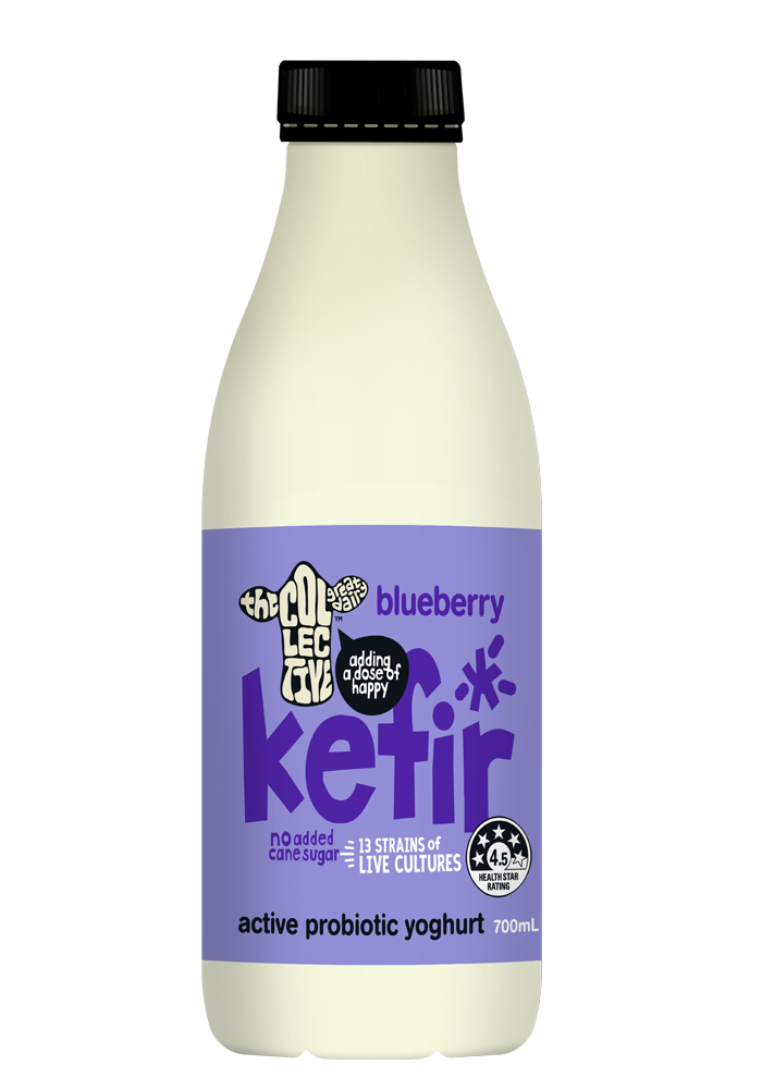 Kefir yoghurt blueberry - 700ml | The Collective NZ